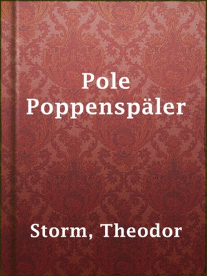 cover image of Pole Poppenspäler